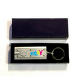 Mini Flash Light with Super Bright LED & Swivel Key Chain and Gift Case